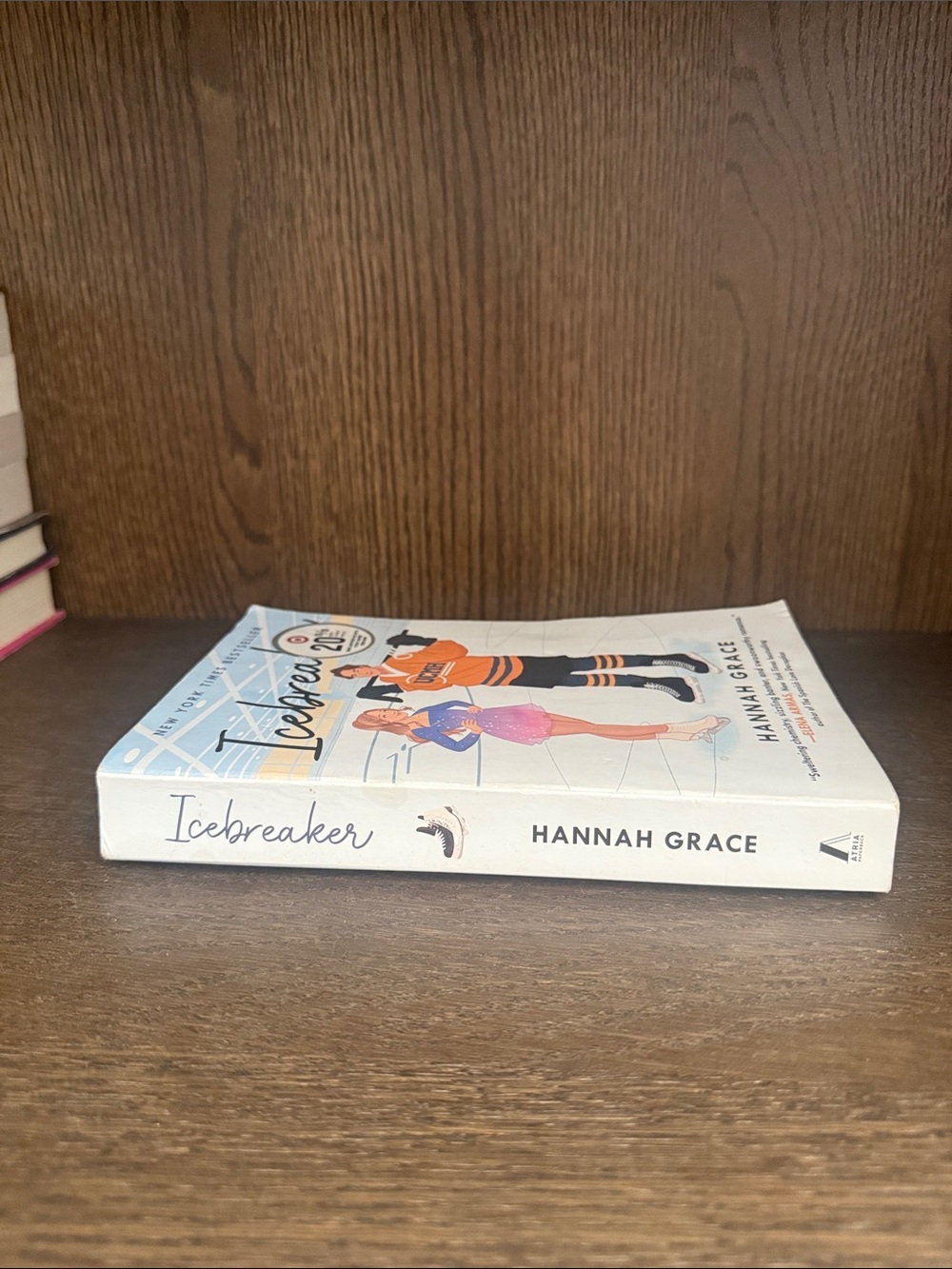 Icebreaker by Hannah Grace - White Cover with Pastel Illustration - Picture 4 of 5